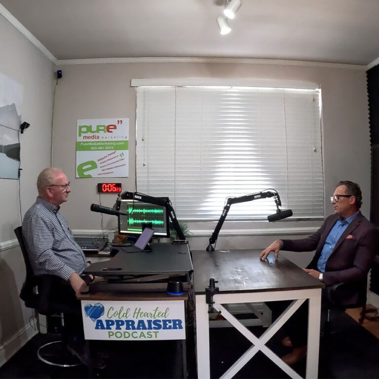 Glen Kangas, host of The Cold Hearted Appraiser interviewing Justin Fautsch, Co-Founder of Vimvi